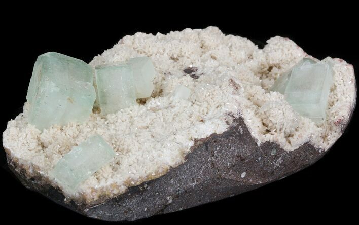 Apophyllite Crystals on Heulandite - India #44050